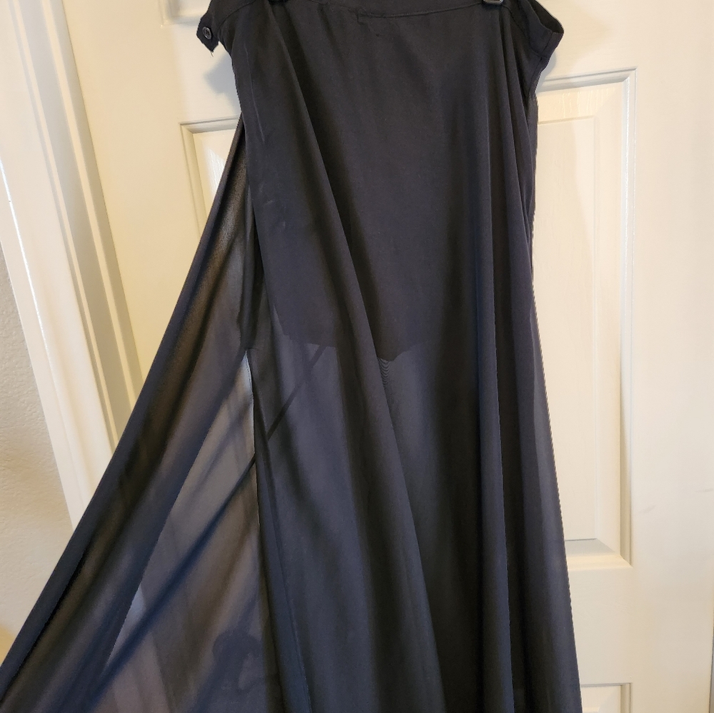 Black maxi skirt